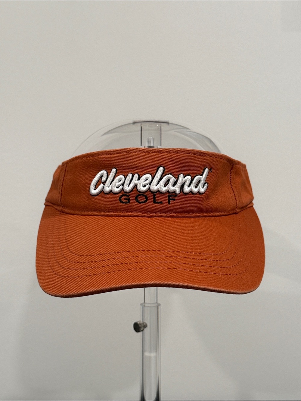 Cleveland Golf Embroidered Logo Orange Visor OS